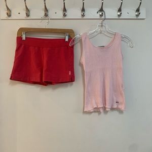 IKKS jr cotton short set